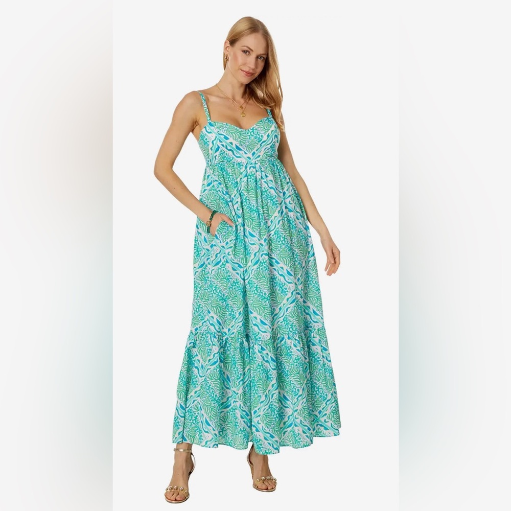 Brand New❣️Lilly Pulitzer ☀️Hiedi Cotton Maxi Dress